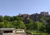 Эдинбургский замок на вулканической скале